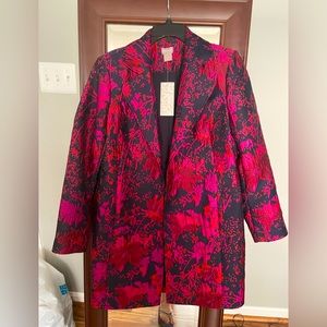 Chico’s jacquard topper jacket NWT